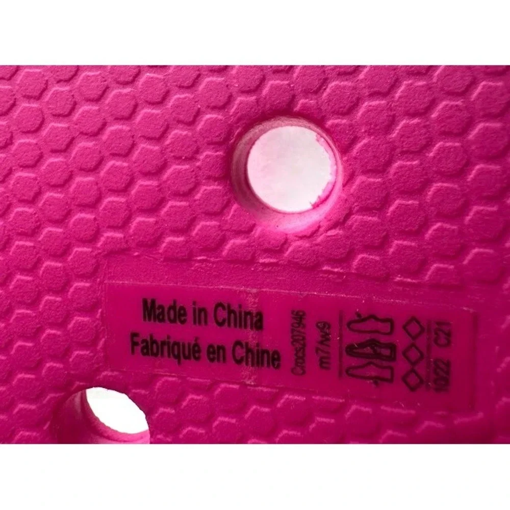 Crocs Crush Rain Boot Pink Women's M7 W9 Waterproof Ankle Boots Rubber C21